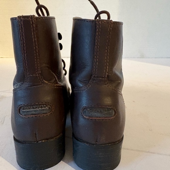 Brown Leather Lace-Up Paddock Boots - Picture 3 of 5